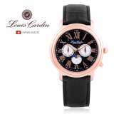 Louis Cardin Moon Phase Swiss made watch LC005